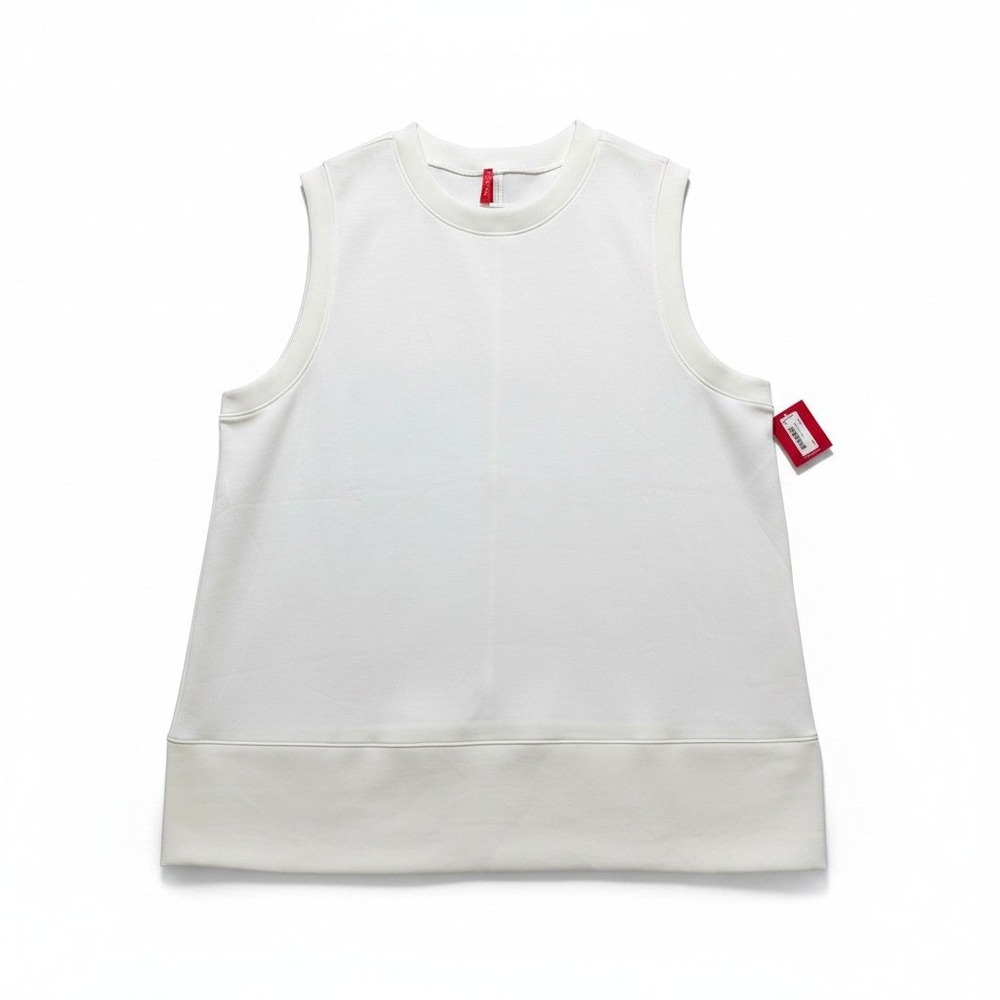 Spanx 2X Powder White AirEssentials Tunic Tank Womens Athleisure Casual Cozy NEW